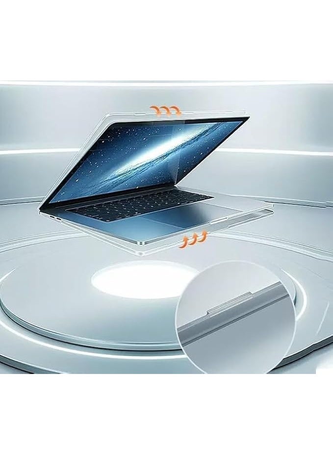 Laptop Case Compatible with Huawei MateBook 14 2024 14 inch Model FLMH-16 FLMH-32 Crystal Cover Laptop Protective Shell Crystal transparent white - Image 4